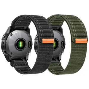 QuickFit Nylon Band 22mm/26mm for Garmin Fenix & Enduro Models