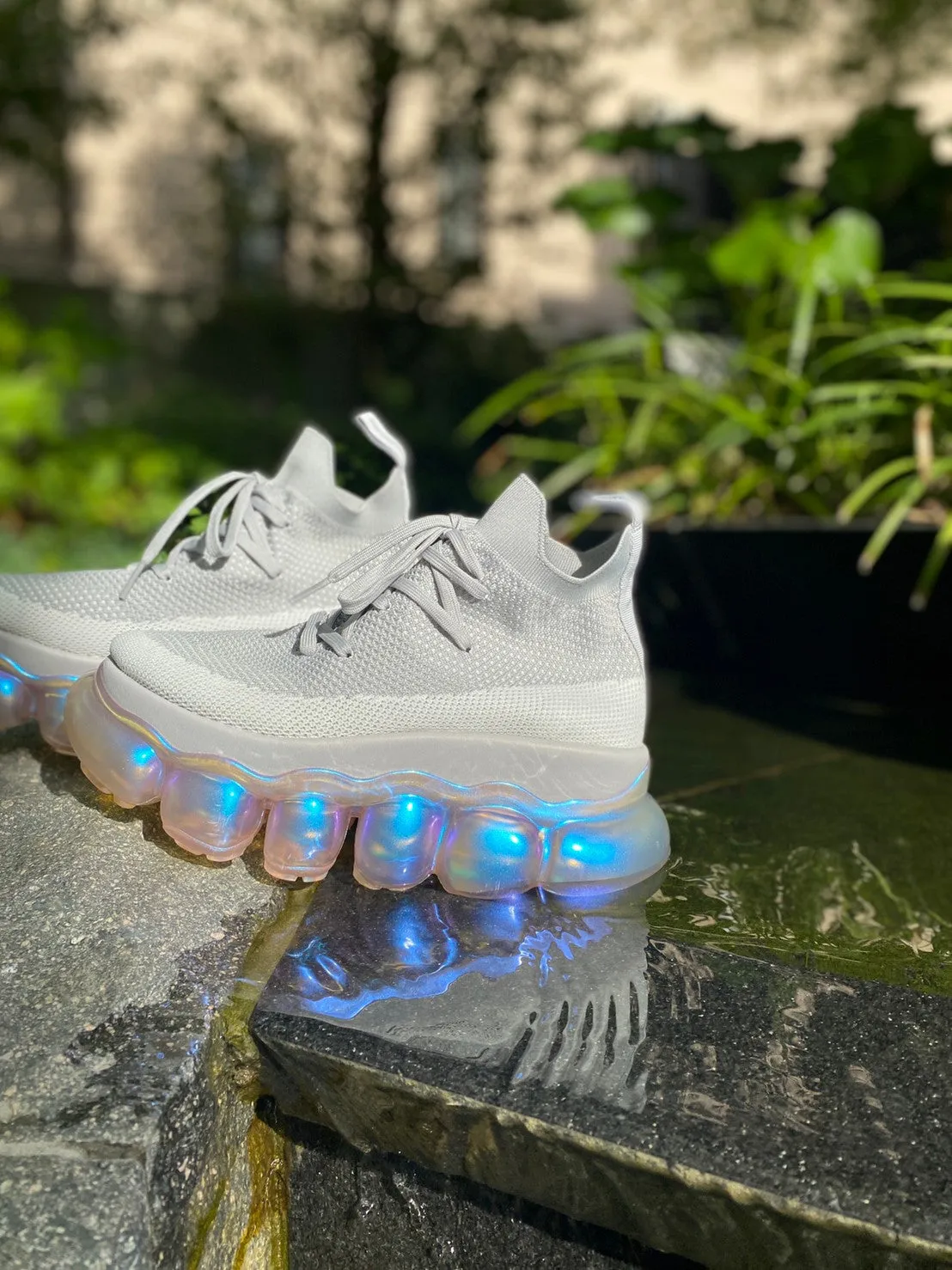 "Jewelry" High Shoes / AuroraPink Pinkgray