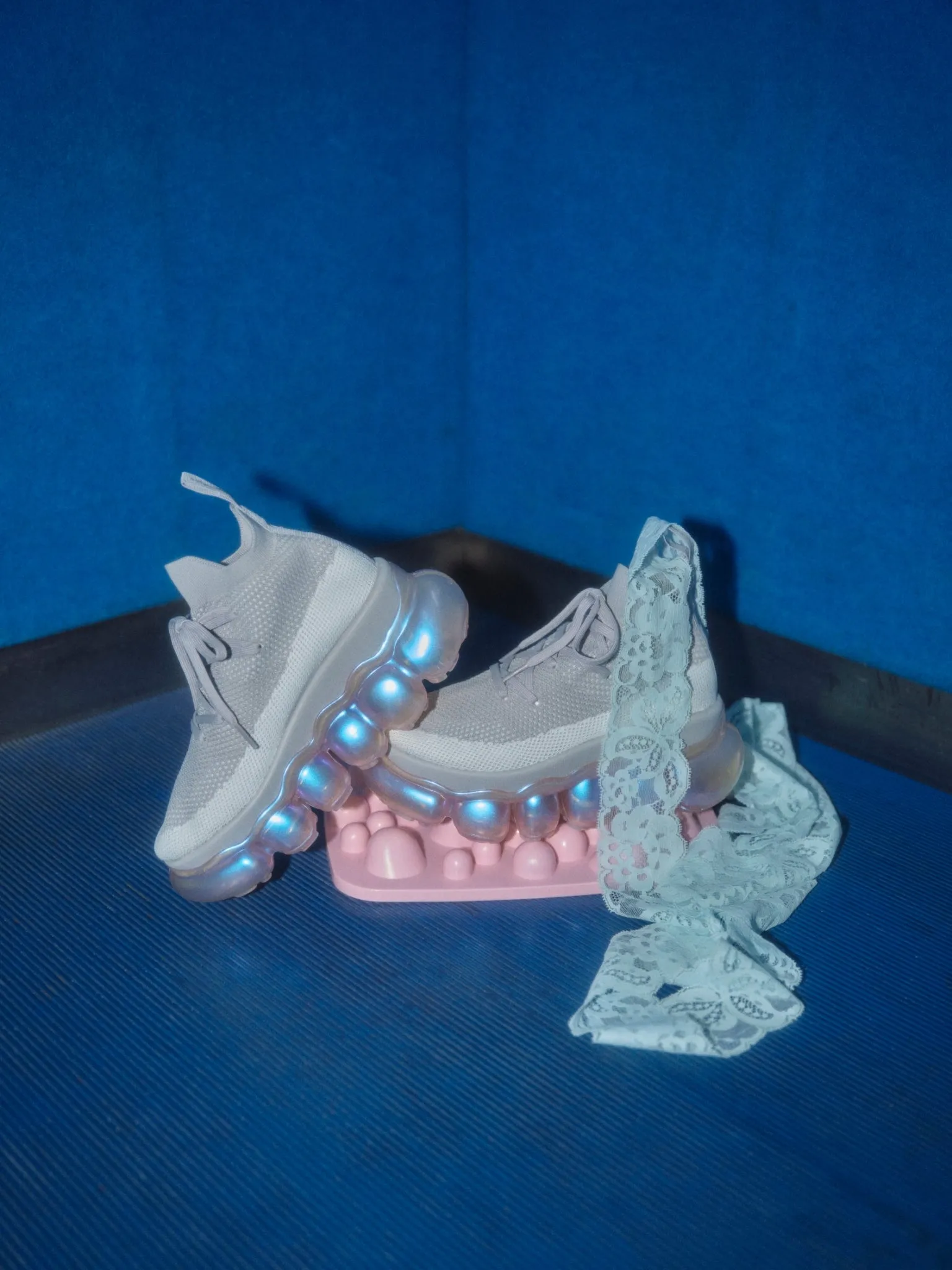 "Jewelry" High Shoes / AuroraPink Pinkgray