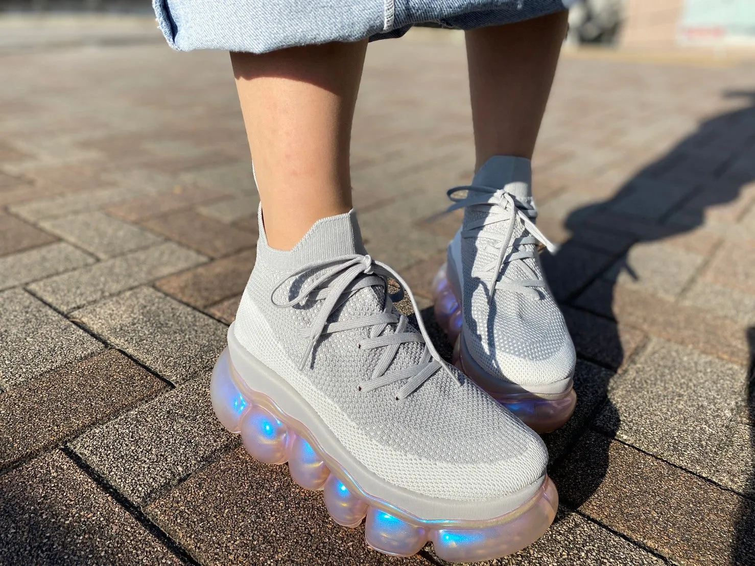 "Jewelry" High Shoes / AuroraPink Pinkgray