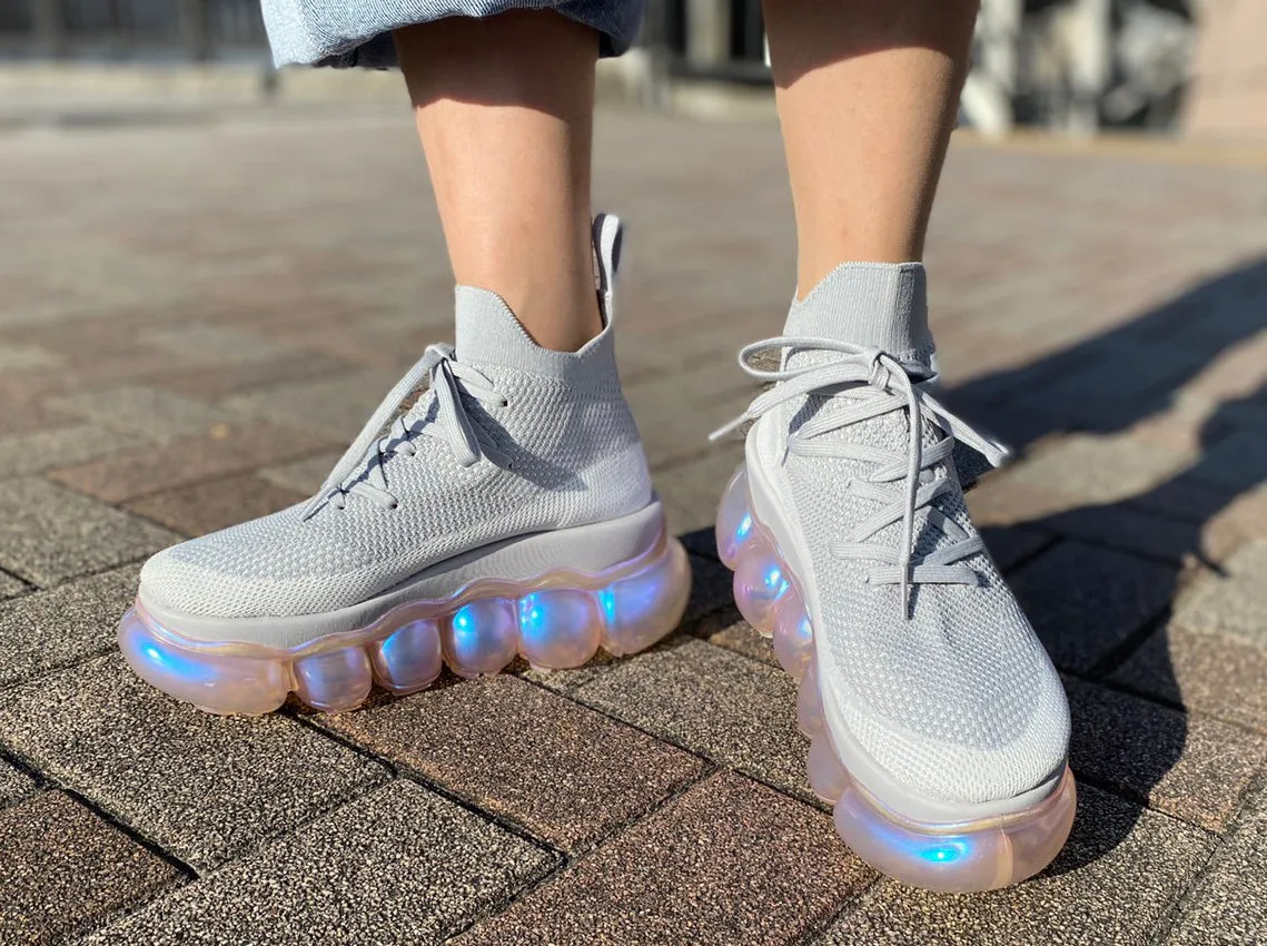 "Jewelry" High Shoes / AuroraPink Pinkgray