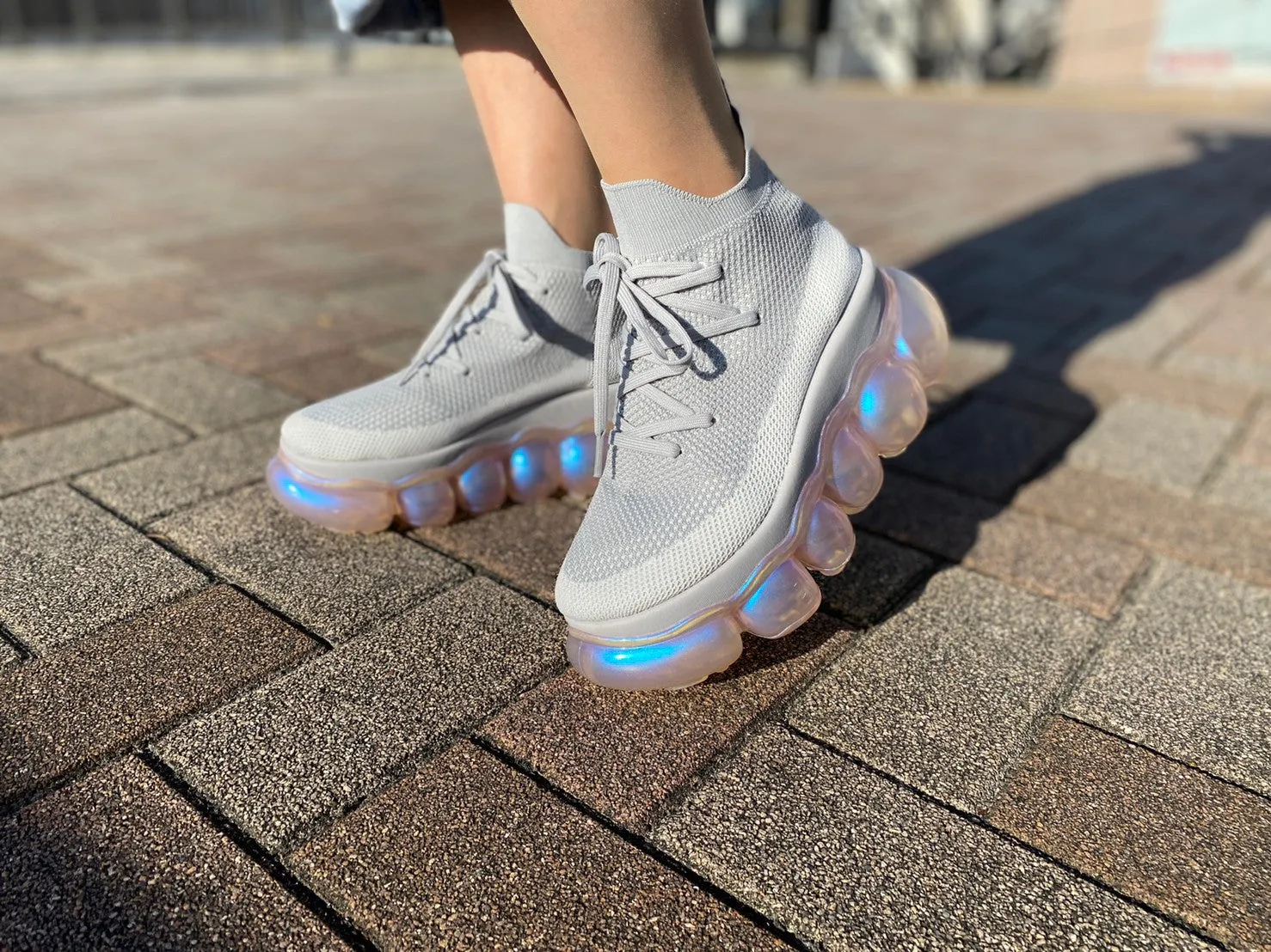 "Jewelry" High Shoes / AuroraPink Pinkgray
