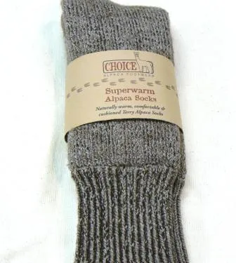 "Superwarm" Heavy Extreme Alpaca Socks - Irregulars Sale