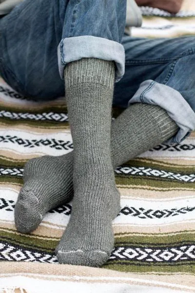 "Superwarm" Heavy Extreme Alpaca Socks - Irregulars Sale