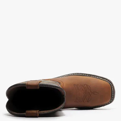 RANCHER GRIT 12" SQUARE TOE WELLINGTON (STEEL TOE)