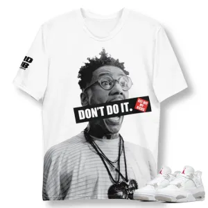 Retro 4 Oreo cement shirt