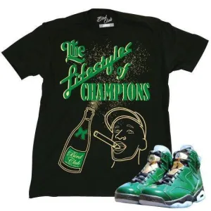 Retro 6 tee | Champagne shirt