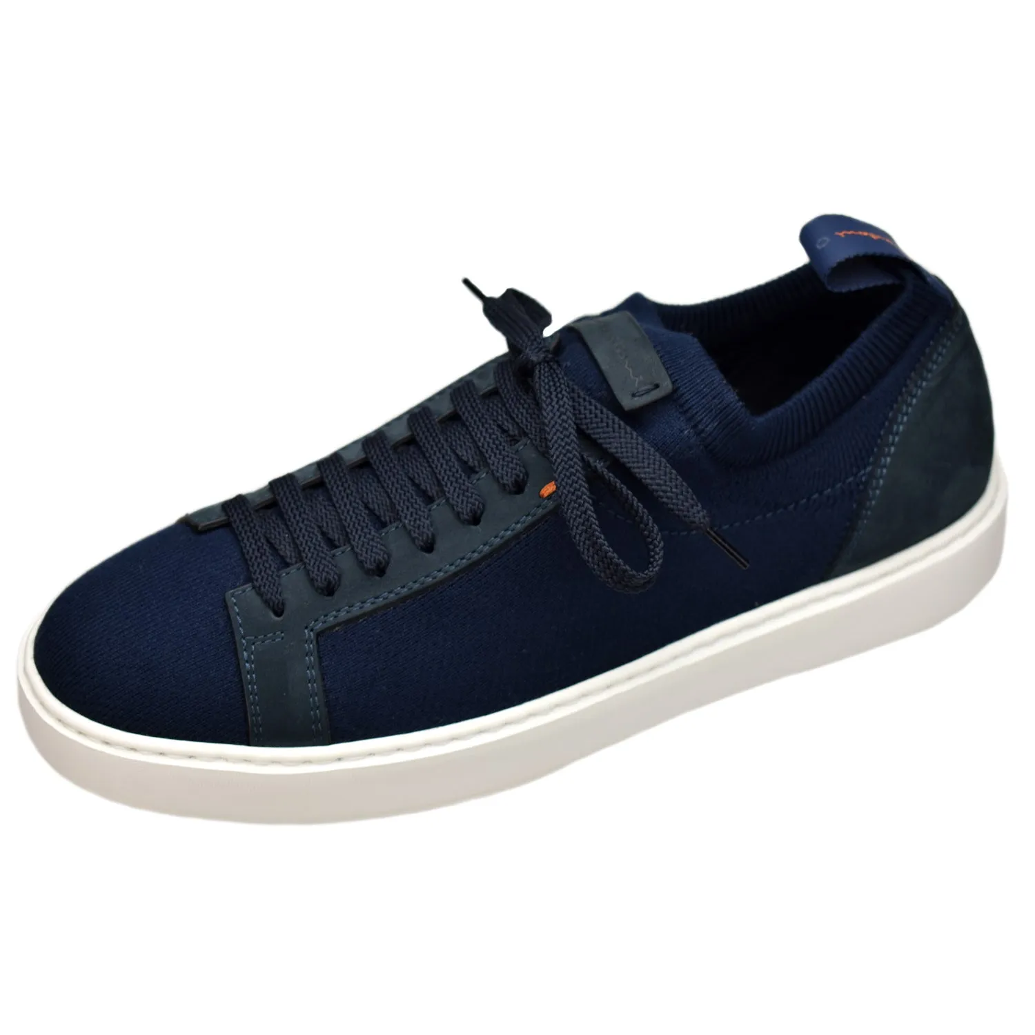 Santoni Daftest Knit Sneaker Blue