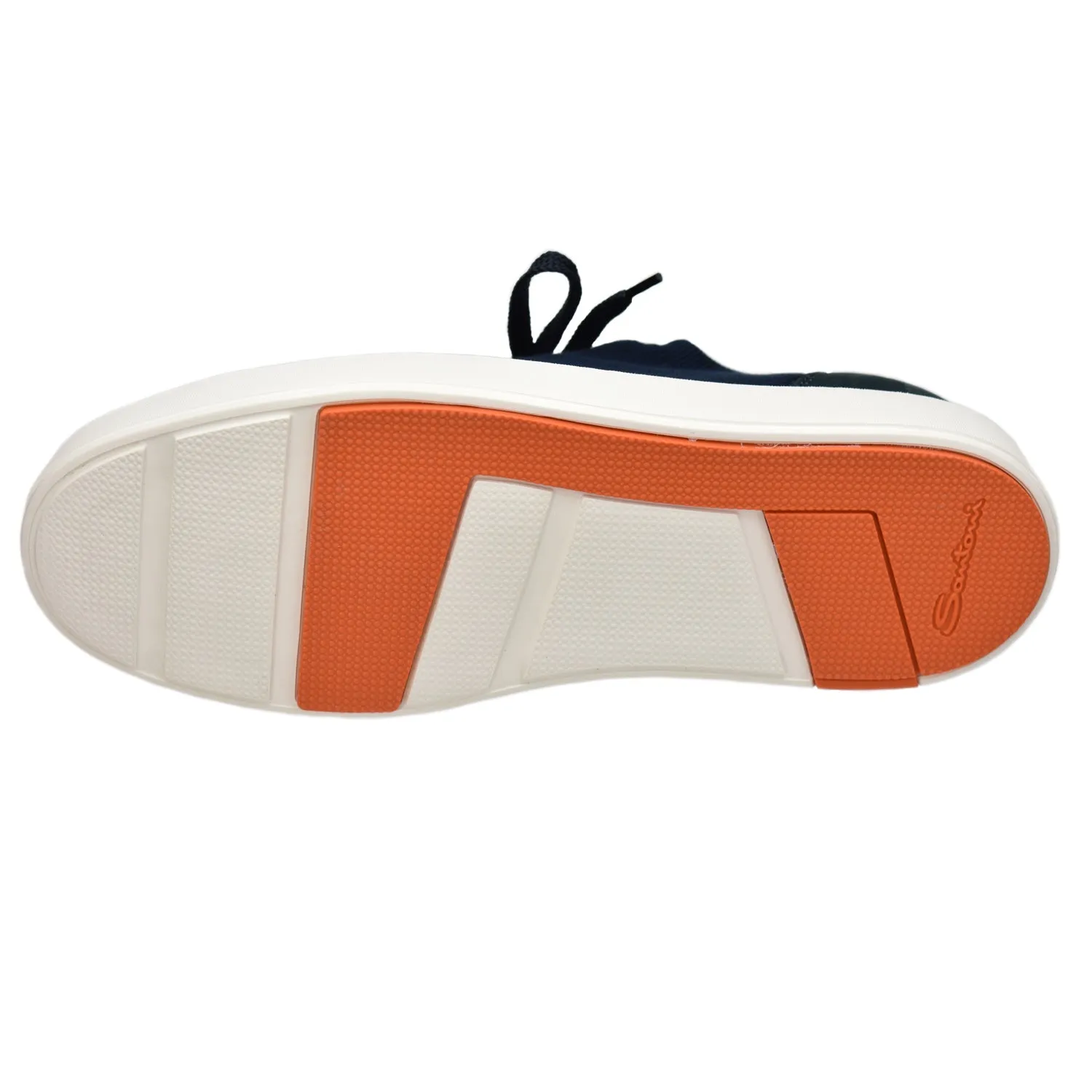 Santoni Daftest Knit Sneaker Blue