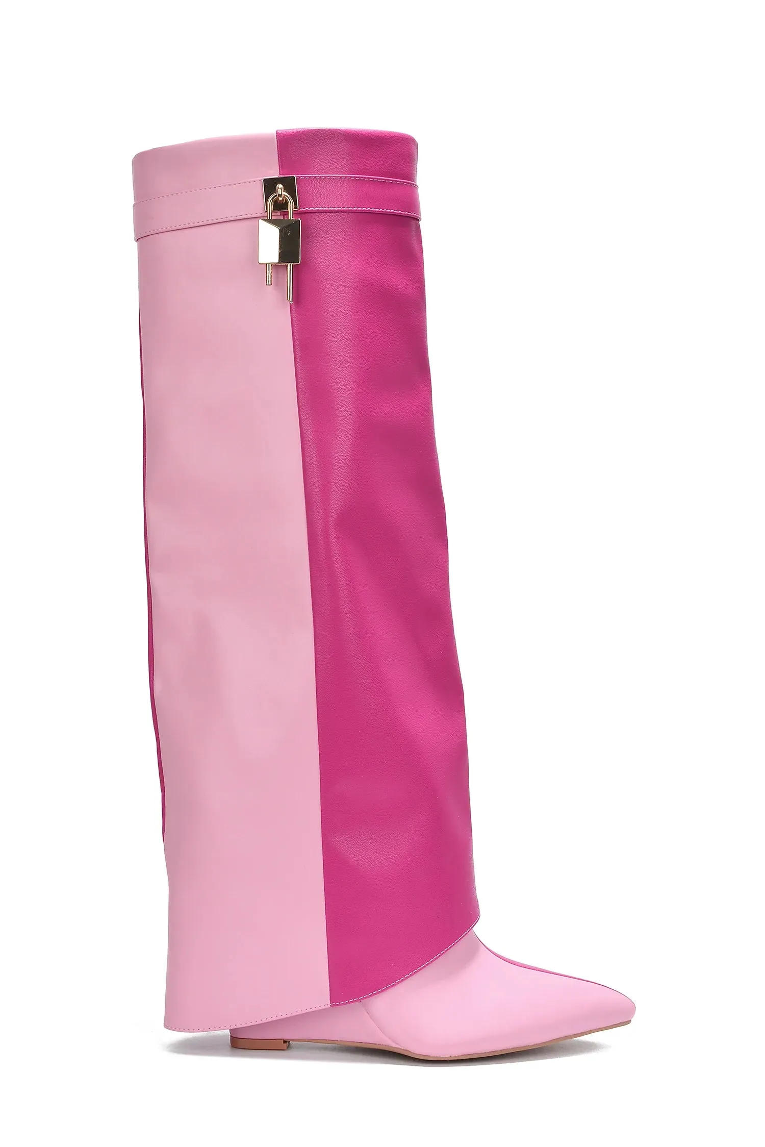 Shark Padlock Boots Valeri-5 Cape Robbin