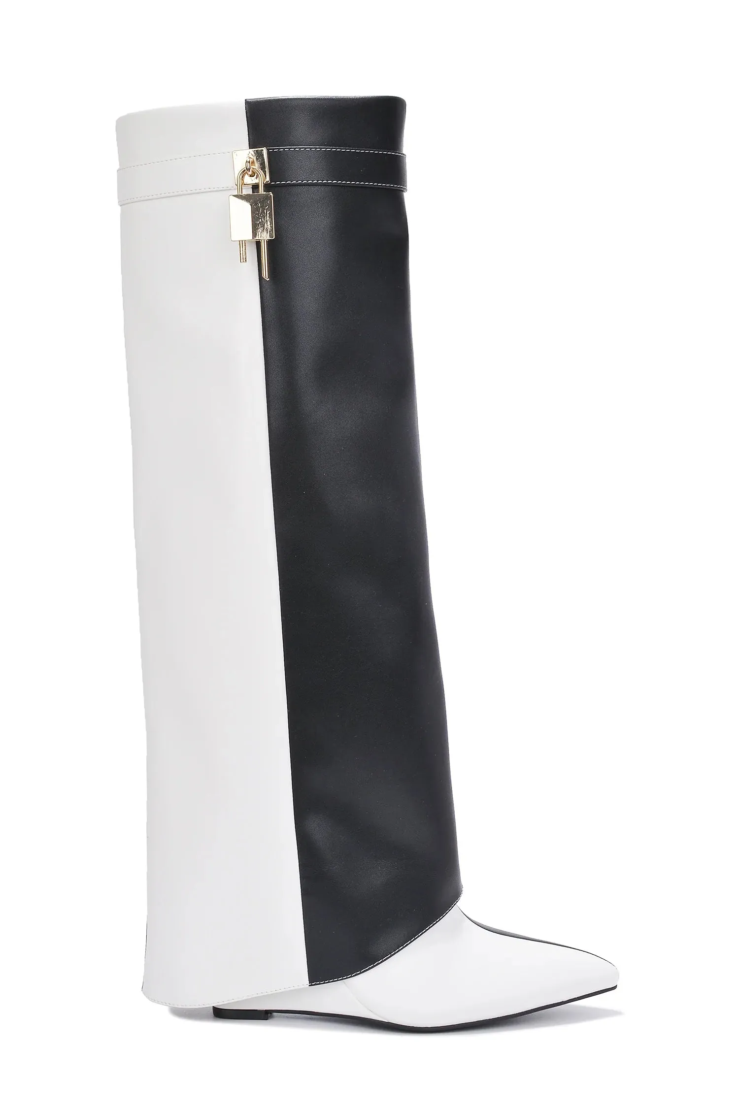 Shark Padlock Boots Valeri-5 Cape Robbin
