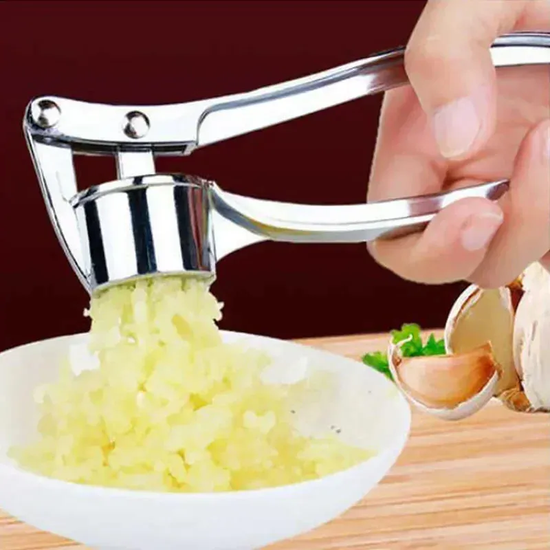 Stainless Steel Garlic Press