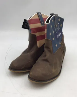 Sterling River Boots Women's Brown Leather Cowgirl Western Boots - Size 9.5M