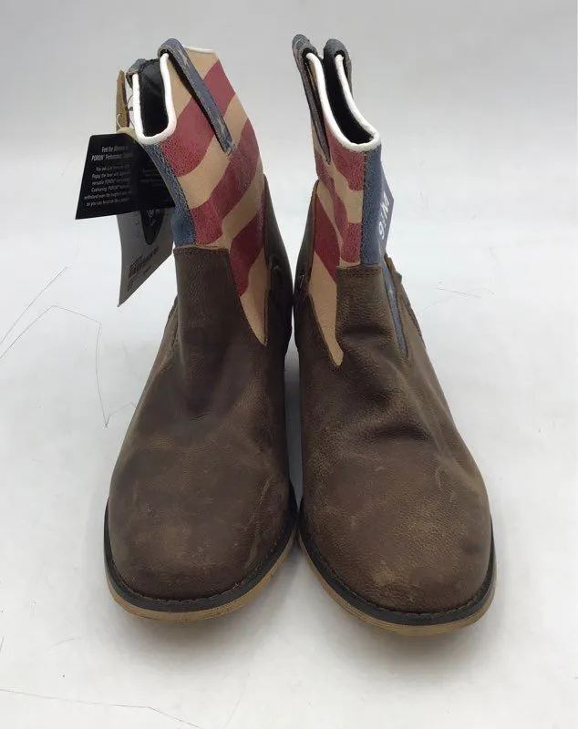 Sterling River Boots Women's Brown Leather Cowgirl Western Boots - Size 9.5M