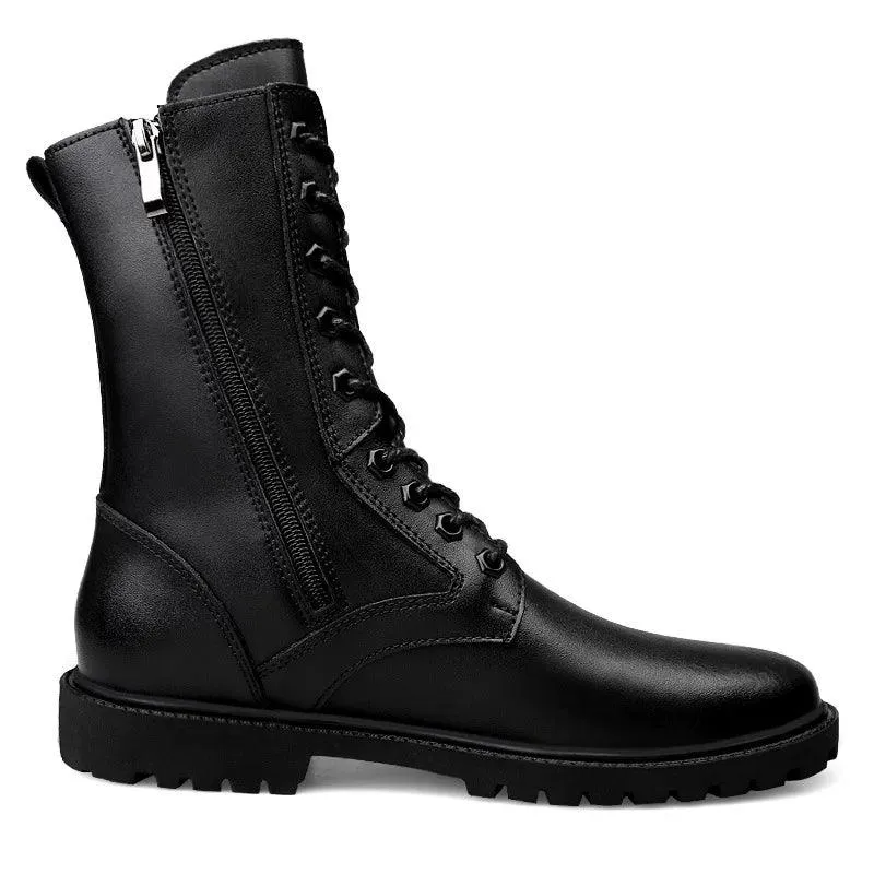 Techwear Tactical Leather Boots