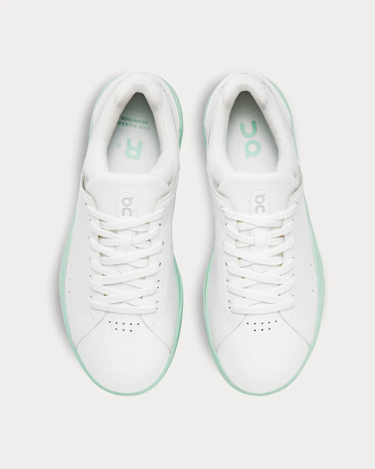 The Rodger Advantage White / Creek Low Top Sneakers