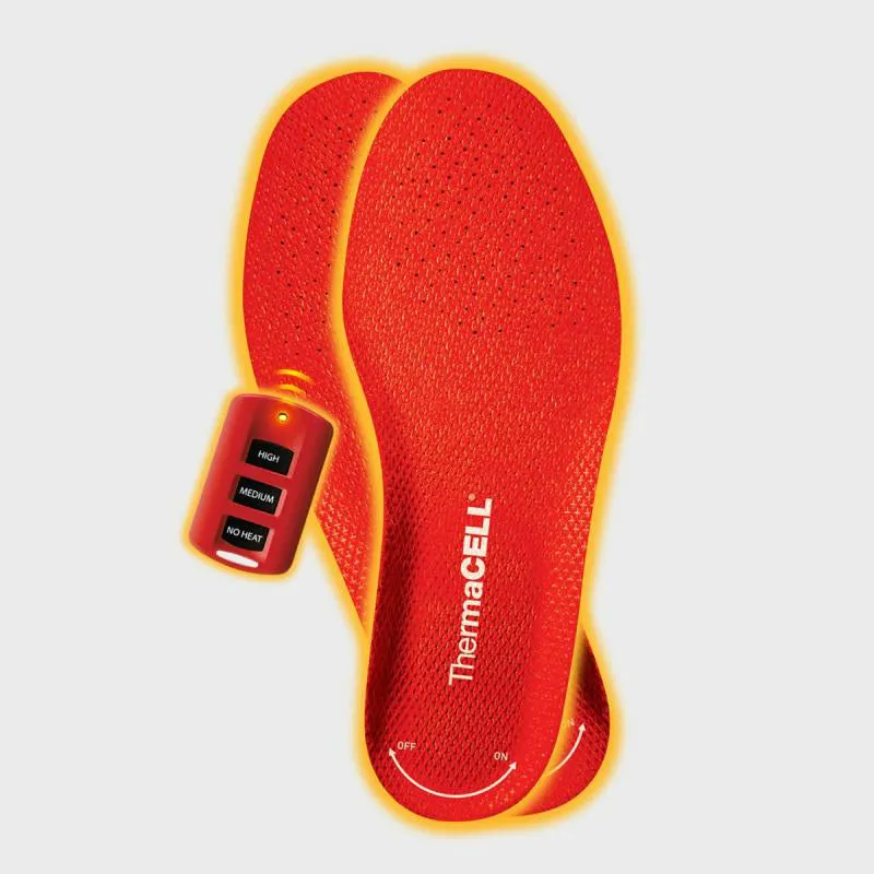 Thermacell THS01-S Wireless & Rechargeable Heated Insoles with Remote, Small