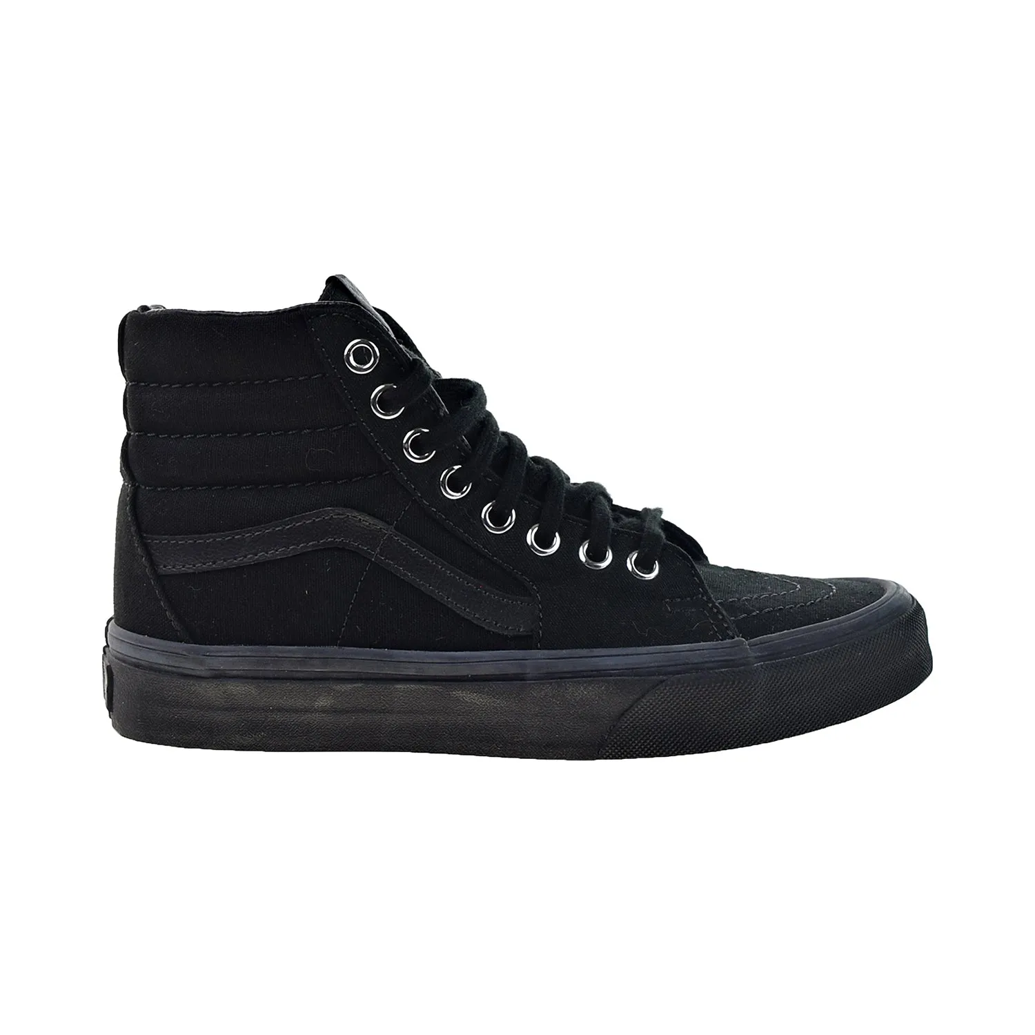 Vans Sk8-Hi Men's Canvas Shoes Black-Silver