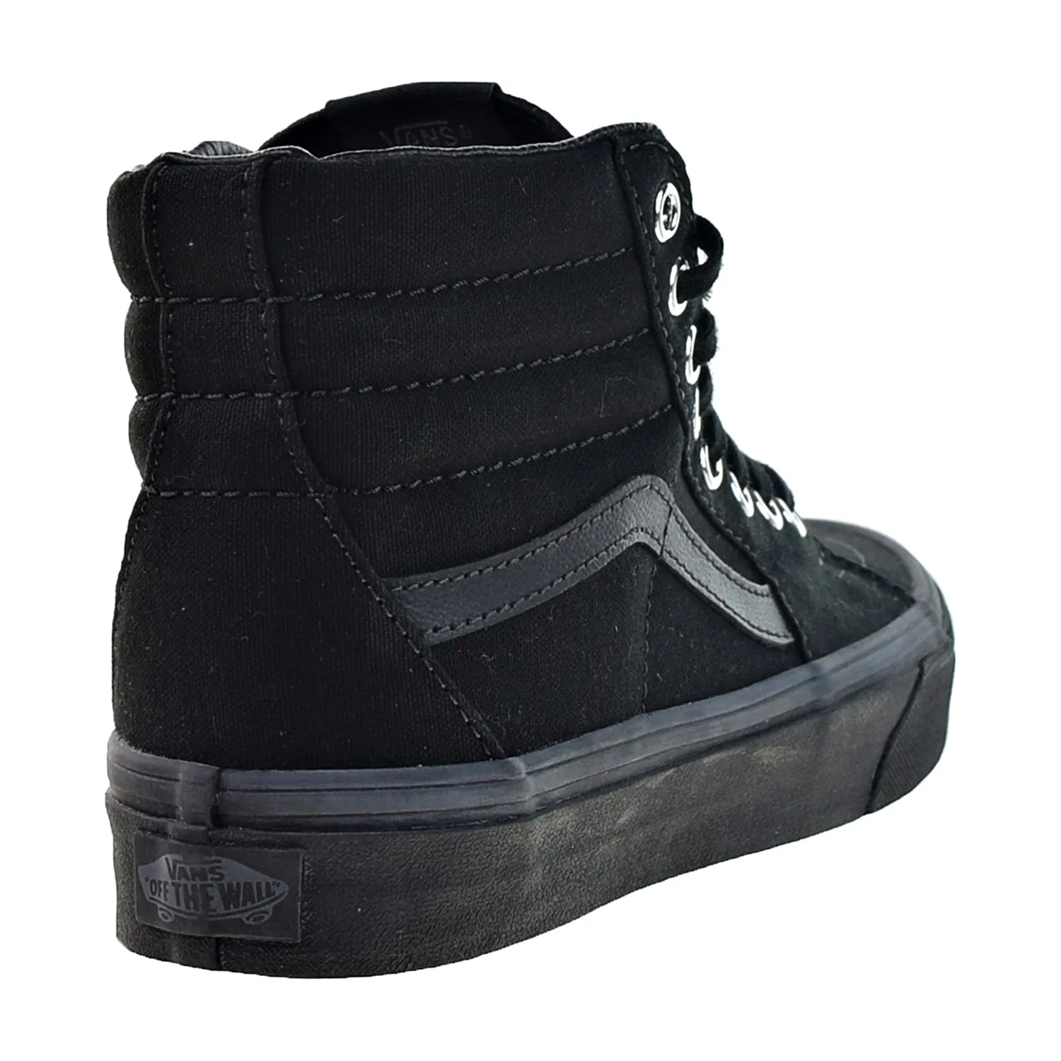 Vans Sk8-Hi Men's Canvas Shoes Black-Silver