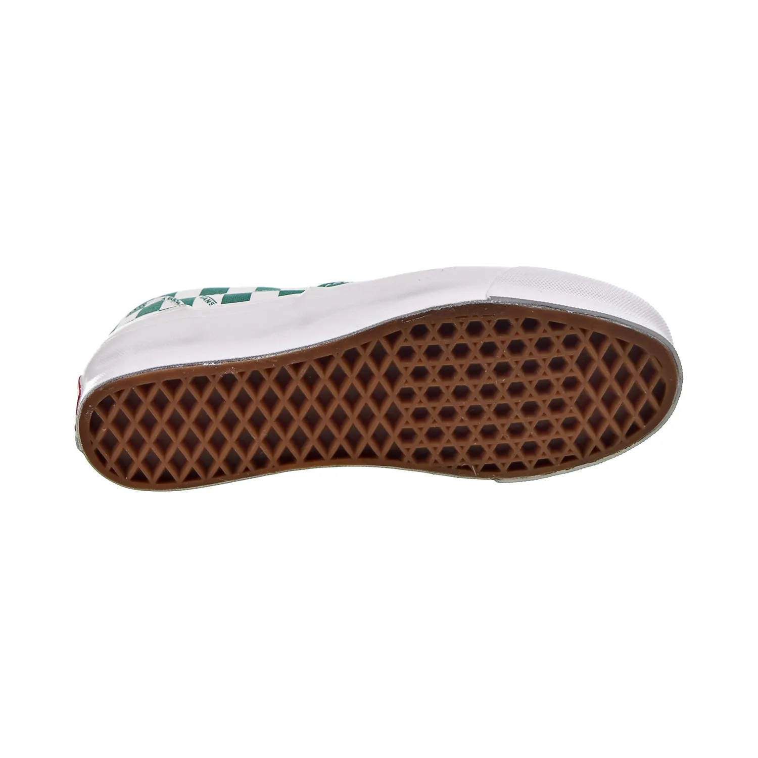 Vans Vault OG Era LX Checkboard Logo Men's Shoes Cadmium Green-White
