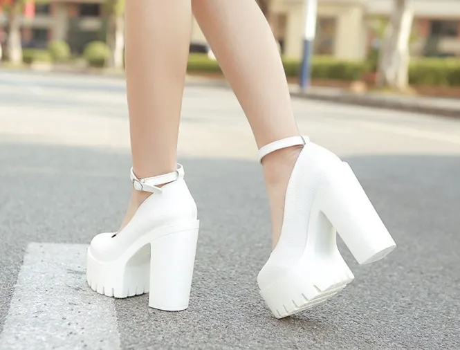 Women's Autumn Casual High Heel Shoes