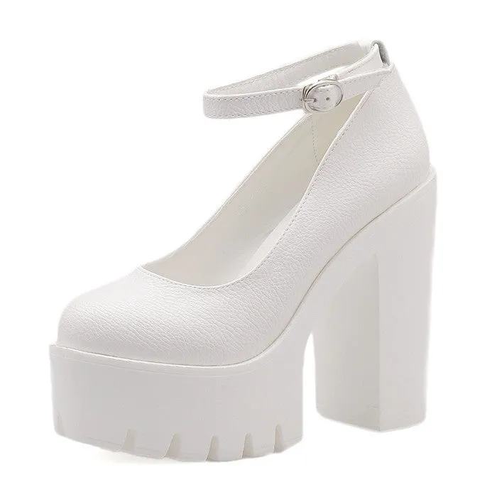 Women's Autumn Casual High Heel Shoes