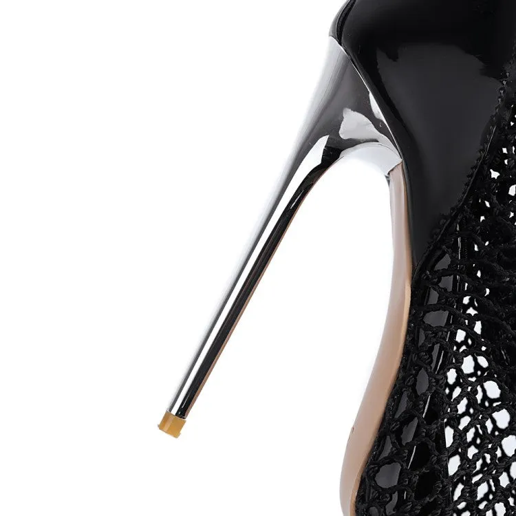 Women's Pointed Toe High Heel Knee High Boots